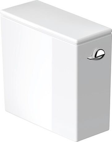 Toilet Tank, 09352000U6 White, Flush water quantity: 1 gal, n/a, Single Flush, Water connection position: Bottom left 15/16 inches, Trip lever placement: Right, Concealed connection, WaterSense: Yes, cC/IAPMO®: No