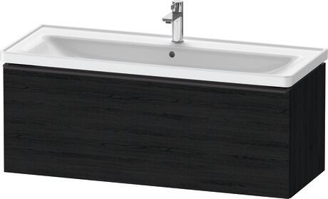 Vanity unit wall-mounted, DE42910BD160000 Black oak Matt, Decor, Handle Diamond black