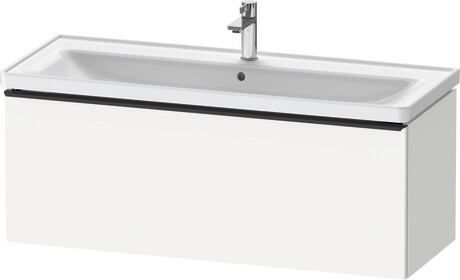 Vanity unit wall-mounted, DE42910BD180000 White Matt, Decor, Handle Diamond black