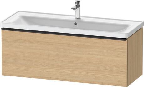 Vanity unit wall-mounted, DE42910BD300000 Natural oak Matt, Decor, Handle Diamond black