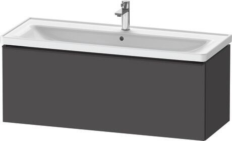 Vanity unit wall-mounted, DE42910BD490000 Graphite Matt, Decor, Handle Diamond black