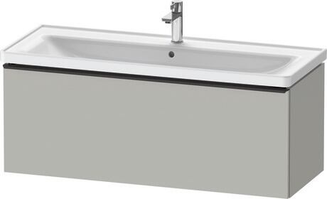 Vanity unit wall-mounted, DE42910BD070000 Concrete grey Matt, Decor, Handle Diamond black