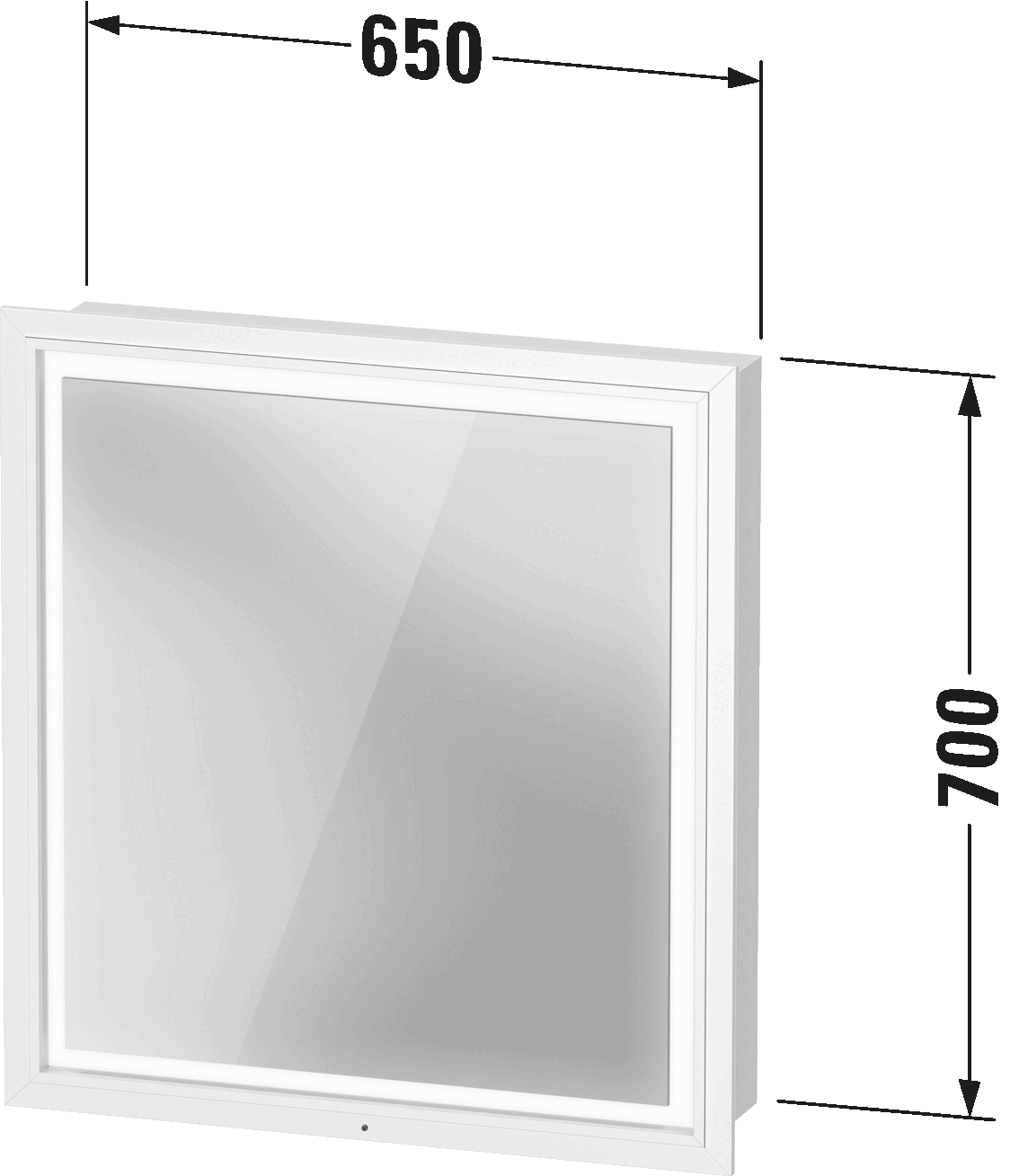 Mirror cabinet, LC7650 L/R