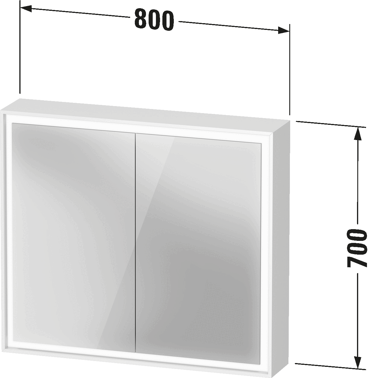 Mirror cabinet, VT7551