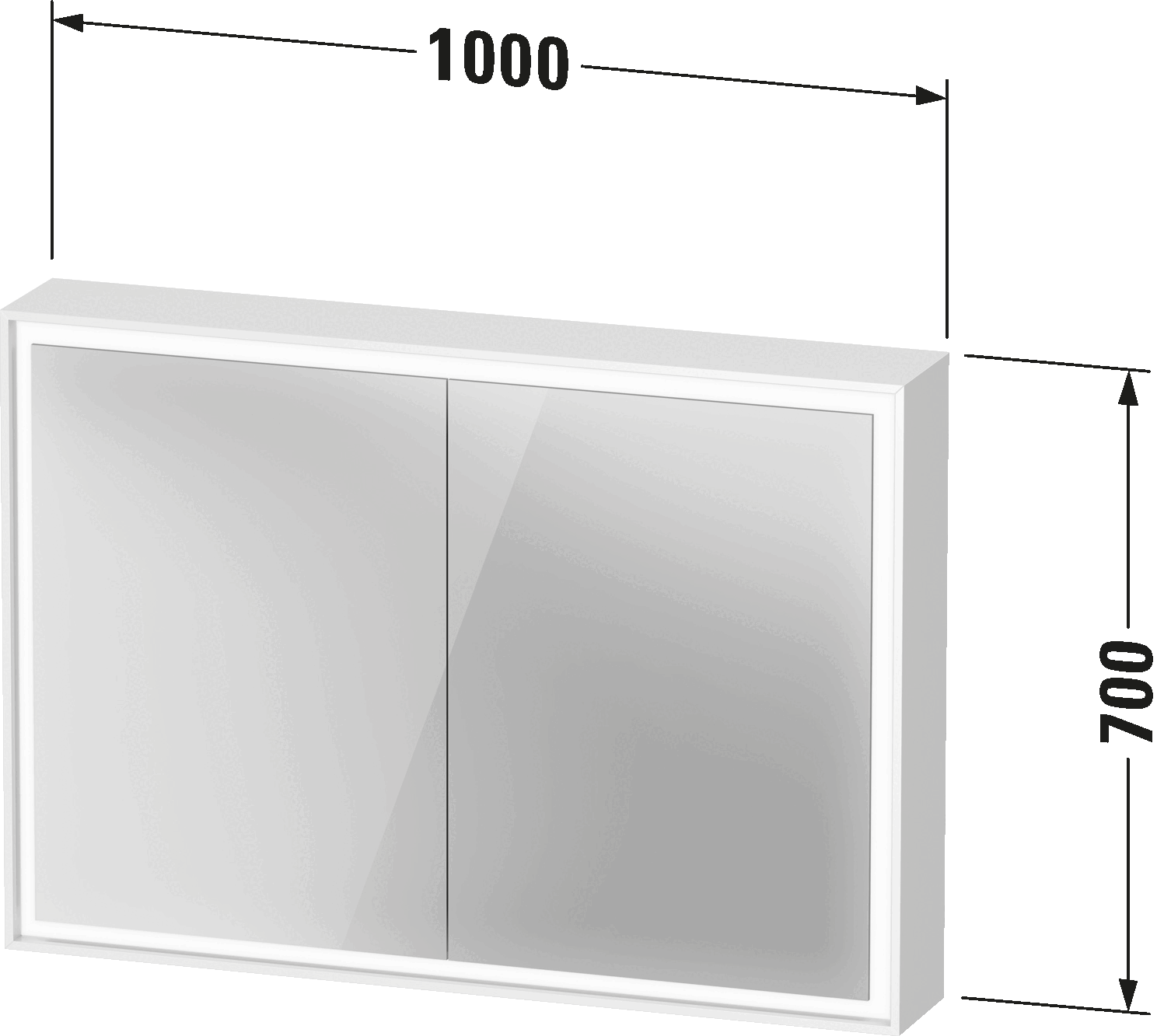 Mirror cabinet, VT7552