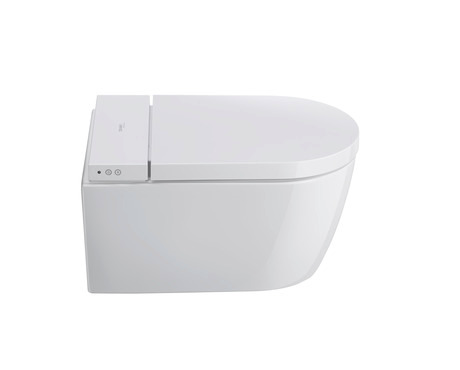 Compact shower toilet Lite, 650001012004310 575 mm, White, Seat material type: Thermoplastic, Lid material type: Thermoplastic, Warm air dryer, Seat heater, Operation type: Remote control, App, Flow rate dryer: 12 m³/h, Operation type: Remote control, App, Energy saving mode: Adjustable, Rated voltage: 220 - 240 V, Frequency: 50 Hz, Packaging dimensions: 378x575x405 mm, Unified Water Label (UWL) Class: 1, Protection type: IPX4