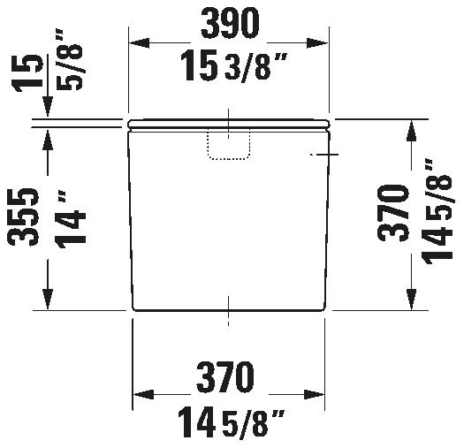 Toilet Tank, 093520