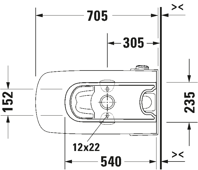 Two-piece toilet, 216001