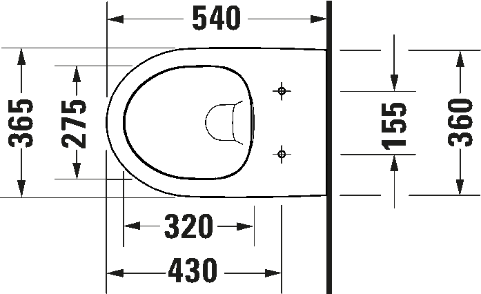 Toilet set wall-mounted, 458209