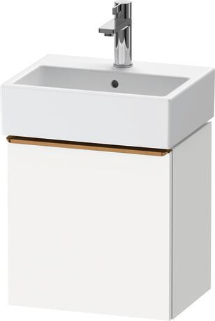 Vanity unit wall-mounted, DE4217L04180000 White Matt, Decor, Handle Bronze