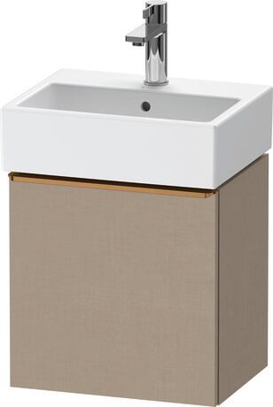 Vanity unit wall-mounted, DE4217L04750000 Linen Matt, Decor, Handle Bronze