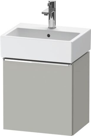 Vanity unit wall-mounted, DE4217L10070000 Concrete grey Matt, Decor, Handle Chrome