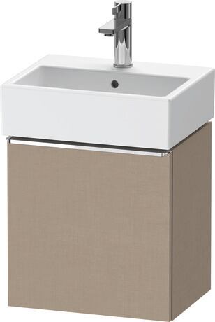 Vanity unit wall-mounted, DE4217L10750000 Linen Matt, Decor, Handle Chrome