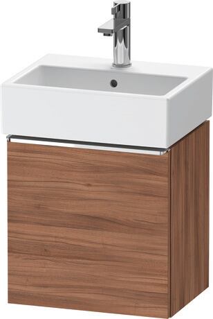 Vanity unit wall-mounted, DE4217L10790000 Walnut Matt, Decor, Handle Chrome