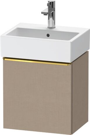 Vanity unit wall-mounted, DE4217L34750000 Linen Matt, Decor, Handle Gold