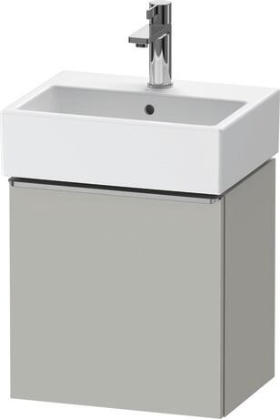 Vanity unit wall-mounted, DE4217L70070000 Concrete grey Matt, Decor, Handle Stainless steel