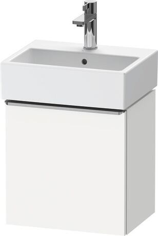 Vanity unit wall-mounted, DE4217L70180000 White Matt, Decor, Handle Stainless steel