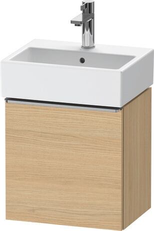 Vanity unit wall-mounted, DE4217L70300000 Natural oak Matt, Decor, Handle Stainless steel