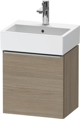 Vanity unit wall-mounted, DE4217L70350000 Oak terra Matt, Decor, Handle Stainless steel