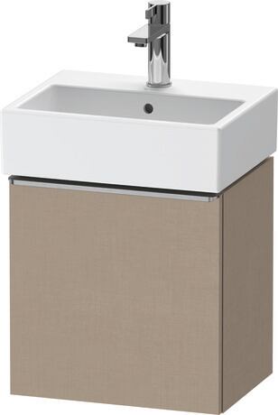 Vanity unit wall-mounted, DE4217L70750000 Linen Matt, Decor, Handle Stainless steel