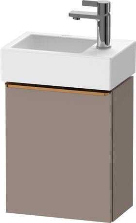 Vanity unit wall-mounted, DE4218L04430000 Basalte Matt, Decor, Handle Bronze