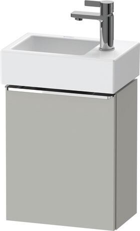 Vanity unit wall-mounted, DE4218L10070000 Concrete grey Matt, Decor, Handle Chrome