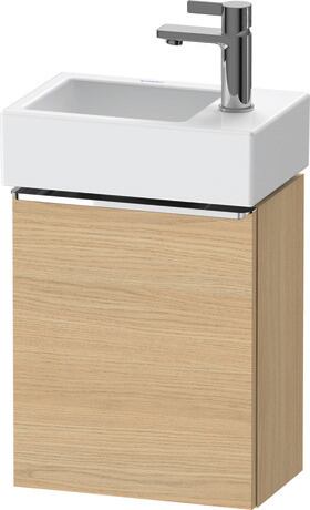 Vanity unit wall-mounted, DE4218L10300000 Natural oak Matt, Decor, Handle Chrome