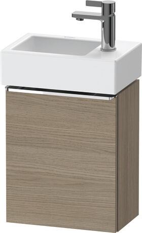 Vanity unit wall-mounted, DE4218L10350000 Oak terra Matt, Decor, Handle Chrome