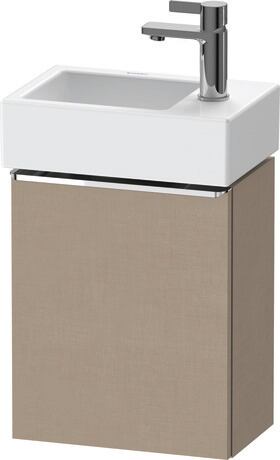 Vanity unit wall-mounted, DE4218L10750000 Linen Matt, Decor, Handle Chrome