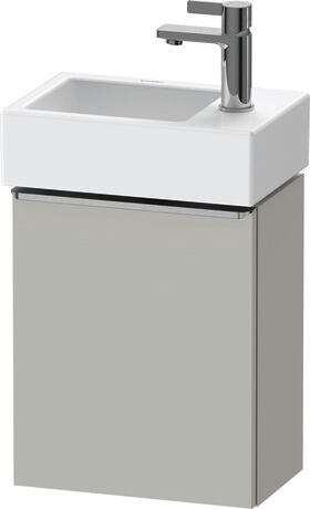 Vanity unit wall-mounted, DE4218L70070000 Concrete grey Matt, Decor, Handle Stainless steel