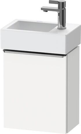 Vanity unit wall-mounted, DE4218L70180000 White Matt, Decor, Handle Stainless steel