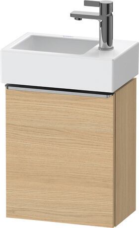 Vanity unit wall-mounted, DE4218L70300000 Natural oak Matt, Decor, Handle Stainless steel