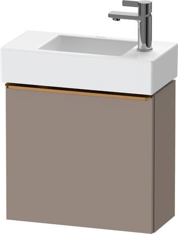 Vanity unit wall-mounted, DE4219L04430000 Basalte Matt, Decor, Handle Bronze