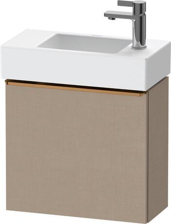 Vanity unit wall-mounted, DE4219L04750000 Linen Matt, Decor, Handle Bronze