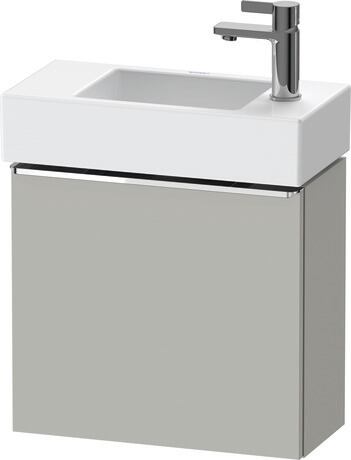 Vanity unit wall-mounted, DE4219L10070000 Concrete grey Matt, Decor, Handle Chrome