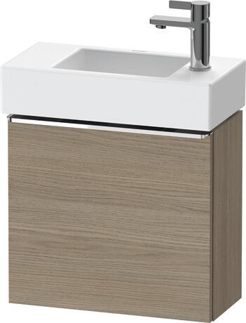 Vanity unit wall-mounted, DE4219L10350000 Oak terra Matt, Decor, Handle Chrome