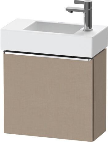 Vanity unit wall-mounted, DE4219L10750000 Linen Matt, Decor, Handle Chrome