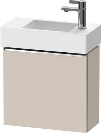 Vanity unit wall-mounted, DE4219L10910000 taupe Matt, Decor, Handle Chrome