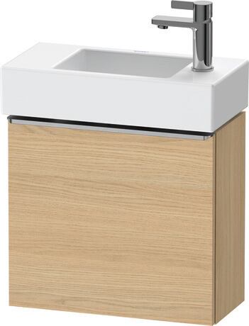 Vanity unit wall-mounted, DE4219L70300000 Natural oak Matt, Decor, Handle Stainless steel