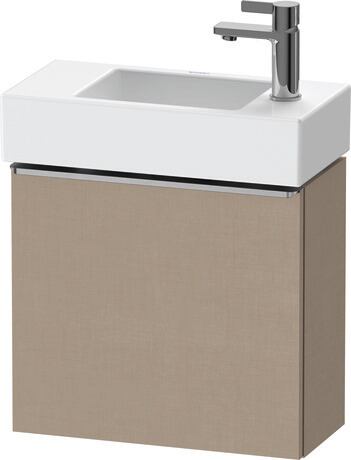 Vanity unit wall-mounted, DE4219L70750000 Linen Matt, Decor, Handle Stainless steel