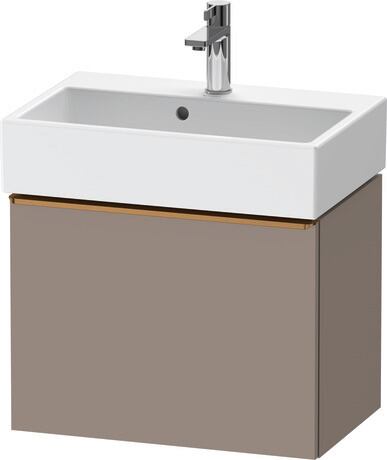 Vanity unit wall-mounted, DE4229004430000 Basalte Matt, Decor, Handle Bronze