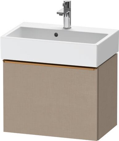 Vanity unit wall-mounted, DE4229004750000 Linen Matt, Decor, Handle Bronze