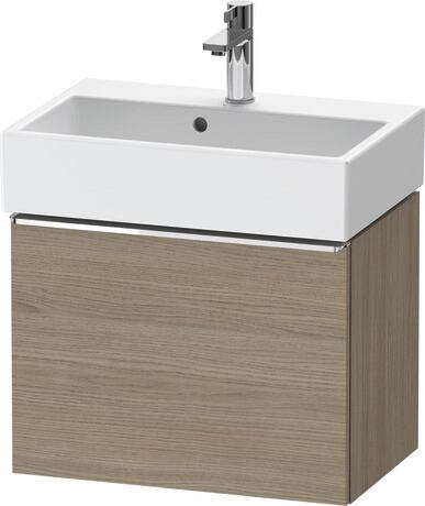 Vanity unit wall-mounted, DE4229010350000 Oak terra Matt, Decor, Handle Chrome