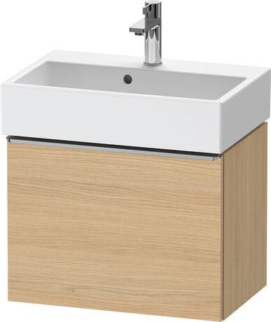 Vanity unit wall-mounted, DE4229070300000 Natural oak Matt, Decor, Handle Stainless steel