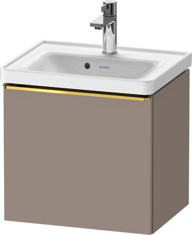 Vanity unit wall-mounted, DE4248034430000 Basalte Matt, Decor, Handle Gold