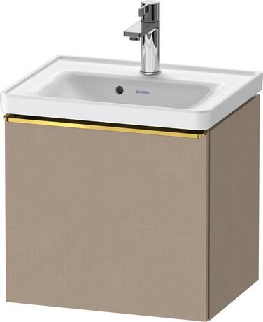 Vanity unit wall-mounted, DE4248034750000 Linen Matt, Decor, Handle Gold