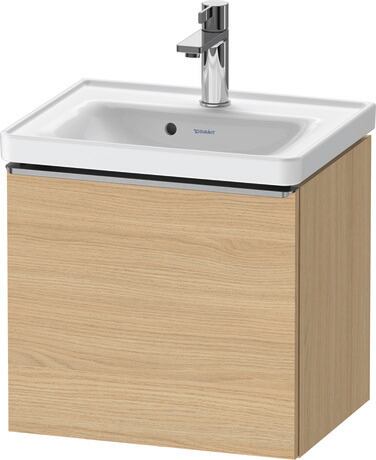 Vanity unit wall-mounted, DE4248070300000 Natural oak Matt, Decor, Handle Stainless steel