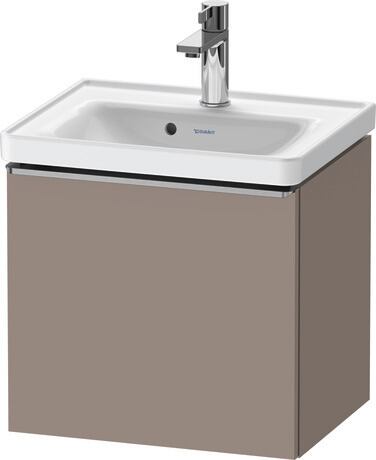 Vanity unit wall-mounted, DE4248070430000 Basalte Matt, Decor, Handle Stainless steel