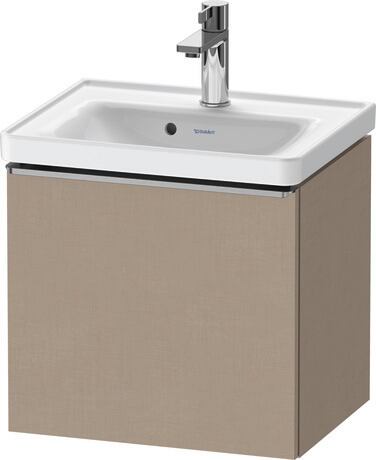 Vanity unit wall-mounted, DE4248070750000 Linen Matt, Decor, Handle Stainless steel