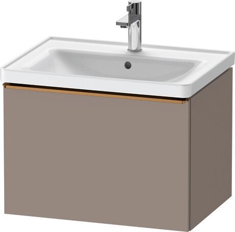 Vanity unit wall-mounted, DE4254004430000 Basalte Matt, Decor, Handle Bronze